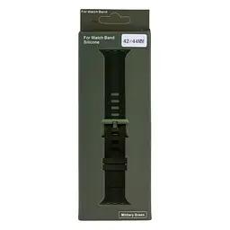 Ремінець Anchor Watch Band Silicone Shine Apple Watch 49/Watch 45/ Watch 44/Watch 42 мм Military Green - мініатюра 2