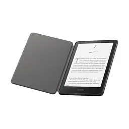 Kindle Paperwhite Leather Cover (12th Generation-2024) Black - мініатюра 3