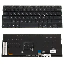 Клавіатура для ноутбука ASUS (UX331 series) rus чорний без фрейма підсвічування клавіш