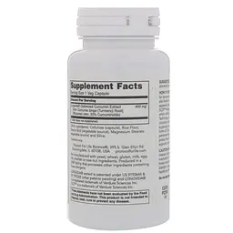 Куркумін Protocol for Life Balance Optimized Curcumin 400 мг 50 вегетаріанських капсул - мініатюра 2
