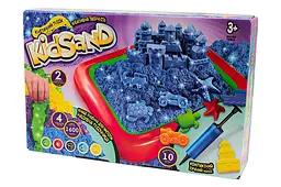 Набір із кінетичного піску KS-02-01U "KidSand" 1600 гр. + пісочниця DANKO