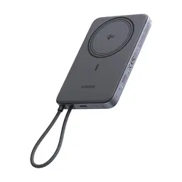 Батарея універсальна Ugreen 10000mAh 30W 1xUSB-C + 15W Magnetic Wireless + cable USB-C black (75982B) - мініатюра 5