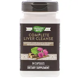 Підтримка печінки, Complete Liver Cleanse, 84 капсули Nature's Way vit0001464