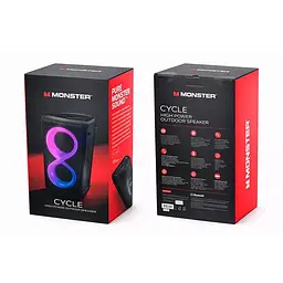 Акустика-караоке Monster Cycle (with 2 microphones) M175 (MS22138) BT5.3, 80/160W, USB/AUX/TF, 4-8h - мініатюра 2