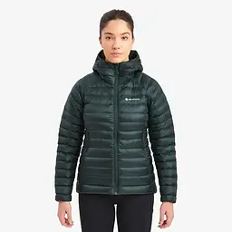 Куртка Montane Female Anti-Freeze Hoodie Deep Forest XS (1004-FANFHDFOA16) - мініатюра 2