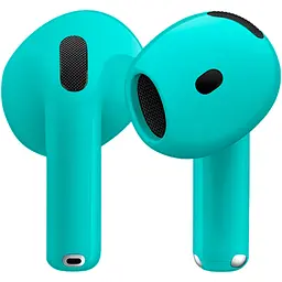 Навушники Apple AirPods 4 Tiffany Blue Gloss (MXP63) [118505] - мініатюра 2
