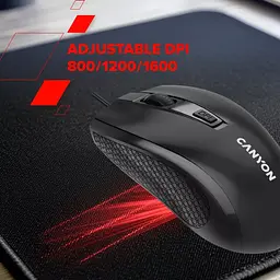 Мишка Canyon M-4 USB Black (CNE-CMS4) - мініатюра 5