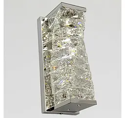 Світлодіодне настінне бра Artlight 88031/290WCH, 19 Вт, хром та прозоре скло - мініатюра 2