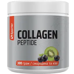Натуральна добавка Sporter Collagen peptide Колаген яловичий Ківі-смородина 300 г