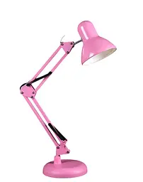 Настільна лампа офісна Splendid Ray NSM-800A, E27, 40W, рожевий, регульована висота 30-55 см