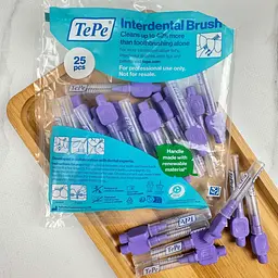 Міжзубна щітка TePe Original фіолетова (1.1 мм), 25 шт