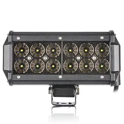 Фара LED Балка Лідер 165x75x55 mm / 36W / 3W x 12 / 10-30V / Далекий (D-36W Black) - мініатюра 3