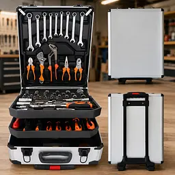 Набір інструментів tool set 235 предметів / Набір головок з тріскачкою / Автомобільний набір інструментів - мініатюра 2