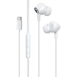 Навушники Vention Echo Lite USB-C In-Ear Wired White (GBBWAV)