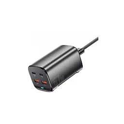 Зарядний пристрій Essager 2xUSB-C + 2xUSB 67 Вт GaN (ECT2AC-JYB0G-Z) - мініатюра 3