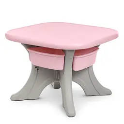 Дитячий столик з двома стільцями NEW TABLE-8 сіро-рожевий - мініатюра 2