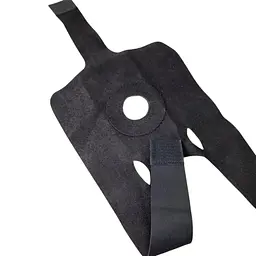 Еластичний бандаж на коліно Kosmodisk Knee Support, Фіксатор колінного суглоба, Наколінник, Чорний (6967549418) - мініатюра 3