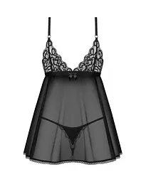 Комплект Obsessive Blomentis XS/S чорний - мініатюра 7
