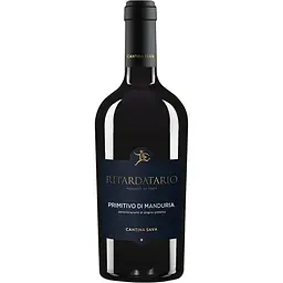 Вино Cantina Sava Ritardario Primitivo Di Manduria DOP  червоне сухе 14% 0.75 л