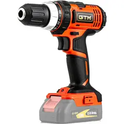 Шуруповерт GTM DS18/40P, 18В, 40Нм, 2шв, (без АКБ та ЗП) (DS18/40P_BARE TOOL) - мініатюра 2