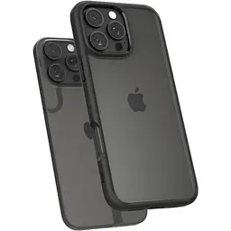 Прозорий чохол Spigen Ultra Hybrid Matte Black для iPhone 16 Pro (ACS08125) - мініатюра 2