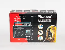 Радіоприймач багатофункціональний Golon RX-006 UAR MP3 - мініатюра 8