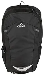 Рюкзак спортивний зі збільшенням об'єму та дощовиком Crivit 14+3L чорний - мініатюра 1