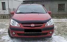 Дефлектор капоту мухобійка для Hyundai Getz 06-