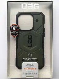 Чохол протиударний UAG Pathfinder MagSafe (Original) 114055117272 для iPhone 14 Pro Max (6.7") Olive - мініатюра 8