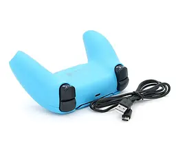 Геймпад джойстик DoubleShock for PS5 DUAL Sense Wireless Controller Blue - мініатюра 4