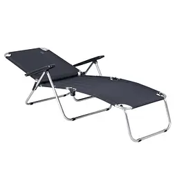 Шезлонг розкладний Bo-Camp Copa Rio Graphite (1211969) - мініатюра 3