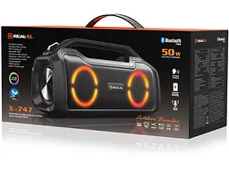 Портативна акустика REAL-EL X-747 Black (EL121600013) - мініатюра 7