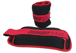 Обтяжувачі для ніг та рук з металом EasyFit MYAKI по 2,5 кг (пара) (EF-AWTN-250)