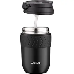 Термокухоль Ardesto Cosy 400 мл чорний (AR2640BT) - мініатюра 2