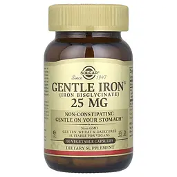 Бісгліцинат Заліза Gentle Iron 25 мг - 90 вег. капсул