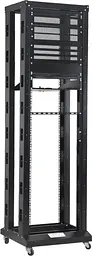 Стійка 19", high 42U, подвійна, чорна, 250кг, Kingda