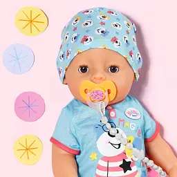 Пустушка для ляльки Baby Born на кліпсі, в асортименті (832486) - мініатюра 4