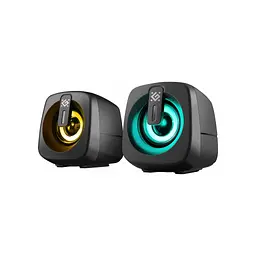 Акустична система Defender J1 LED USB, чорна (65961) - мініатюра 4