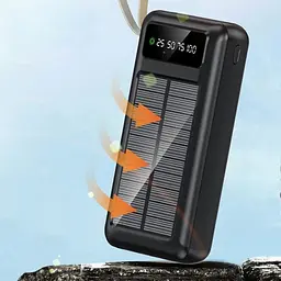 Повербанк Powerbank ACL PW61 30000mAh Solar Type-C/Lighting/Micro-USB Black - мініатюра 5