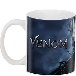 Кухоль GeekLand Веном Venom Марвел ядерний супергерой Том Харді 330 мл білий - мініатюра 2