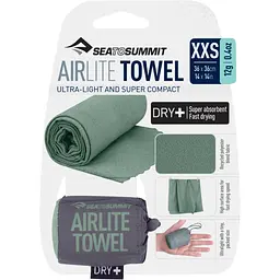 Рушник Sea To Summit Airlite Towel M Сірий-Зелений - мініатюра 2