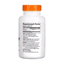 Пробіотики Doctor's Best Наттокіназа, 2000 FU, Nattokinase, 270 вегетаріанських капсул (DRB-00253) - мініатюра 2