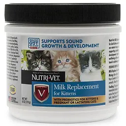 Сухий замінник котячого молока для кошенят Nutri-Vet Milk Replacement нутрі-віт молоко для кошенят