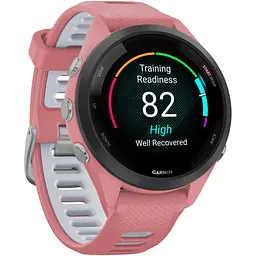 Смарт-годинник Garmin Forerunner 265S Black Bezel with Light Pink Case and Light Pink/Whitestone Silicone Band (010-02810-05) [89364] - мініатюра 5