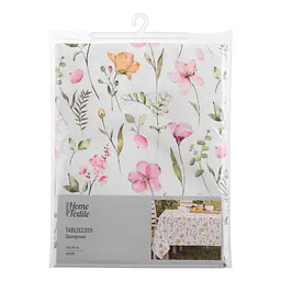Скатертина Ardesto Spring flowers 120х140см, 100% поліестер, білий (ART07FL)