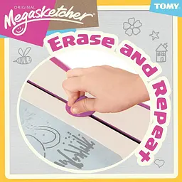 Магнітна дошка для малювання Megasketcher фіолетова (E73512) - мініатюра 9