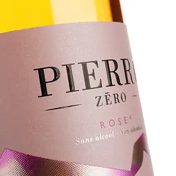 Ігристе вино безалкогольне Pierre Zéro Rosé Sparkling, рожеве, напівсолодке, 0,75 л - мініатюра 3