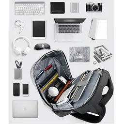 Рюкзак Tigernu D-83351 15.6 Black Grey - мініатюра 3
