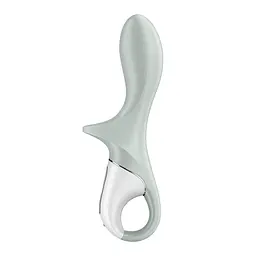 Анальний вібратор Satisfyer Air Pump Booty 3, 19 см (зелений)