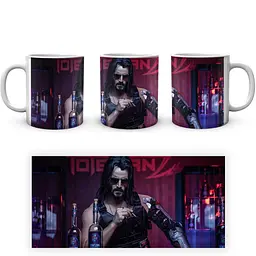 Кухоль GeekLand Cyberpunk 2077 Кіберпанк 2077 Джонні Сільверхенд CY 02.602 330 мл білий - мініатюра 4